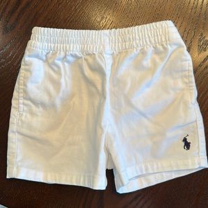 White Ralph Lauren Shorts. Size 6 month